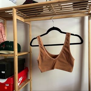 urban outfitters style v neck crop top